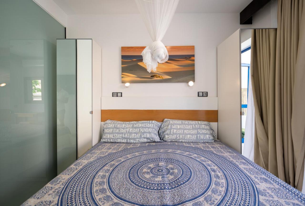 Apartamentos Playa Feliz ปลายา เดล อิงเกลส ภายนอก รูปภาพ